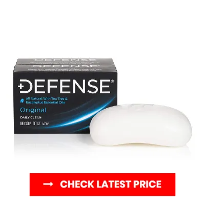 Defense Soap 4 Ounce Bar - 100% Natural and Herbal