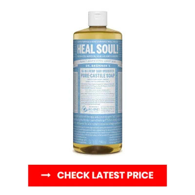 Dr. Bronner’s - Pure-Castile Liquid Soap - Made with Organic Oils