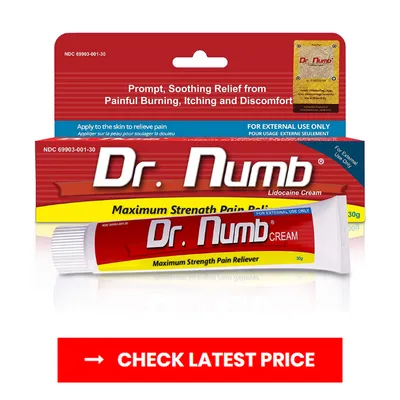 Dr. Numb - Extra Strength Tattoo Numbing Cream