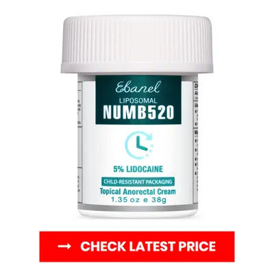 Ebanel Numb 520 - Strongest Topical Anesthetic For Tattoos