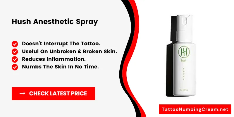 Hush Numbing Spray Reviews - Skin Numbing Spray For Tattooing