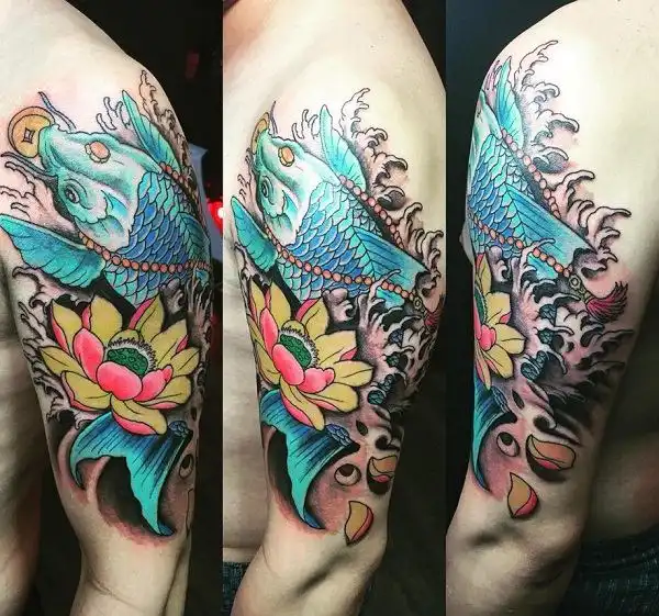 Koi colorful Tattoo