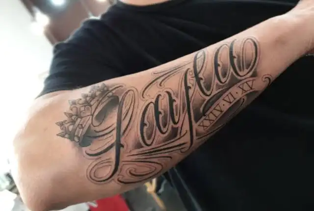 Lettering Tattooing Technique