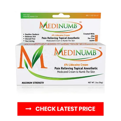 Medinumb - Tattoo Pain Relief Cream