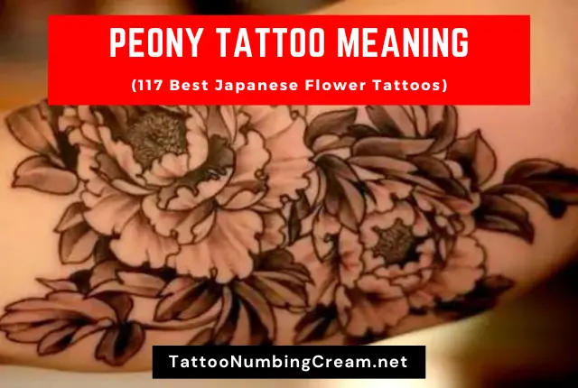 Peony Tattoo Meaning (Best Japanese Flower Tattoos)