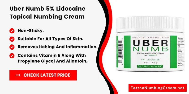 Uber Numb Cream Reviews - Best Skin Numbing Cream For Tattooing