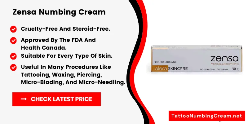 Zensa Numbing Cream Reviews - Best Numbing Agent For Tattoos