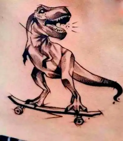 cool dinosaur tattoo